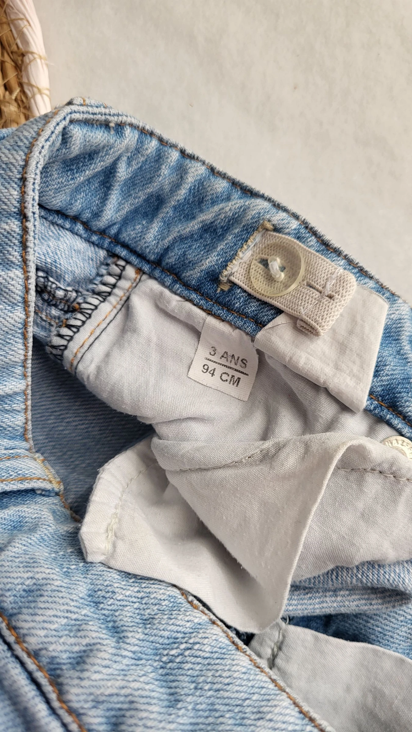 Jongensjeans korte broek meisje 👧 3 jaar – photo 2